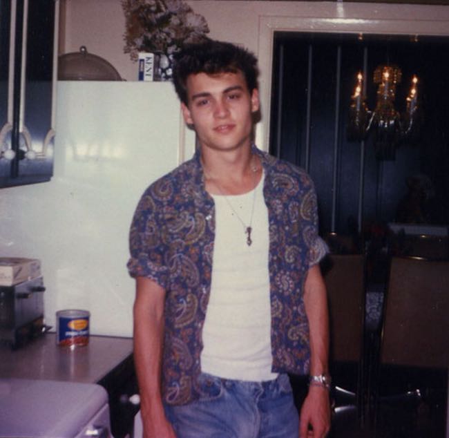 Johnny Depp in his early days